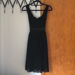 Black lace dress